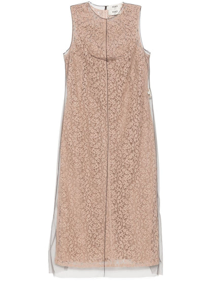 Lace midi dress