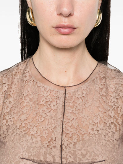 Lace midi dress