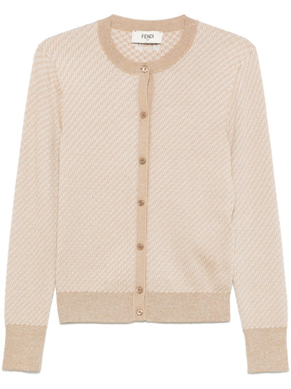 Ff wool cardigan