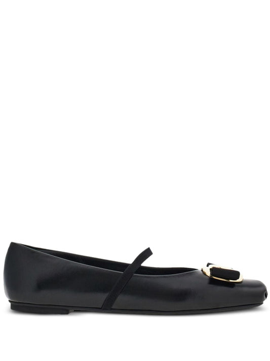 Vara leather ballet flats