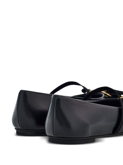 Vara leather ballet flats