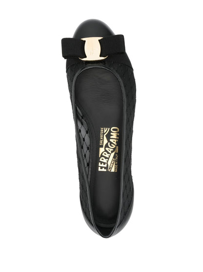Varina mesh leather ballet flats