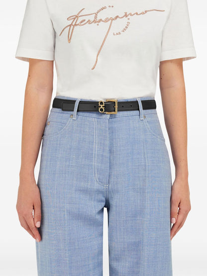 Leather belt