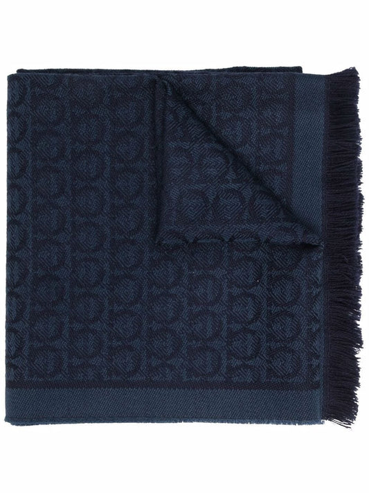 Gancini wool scarf