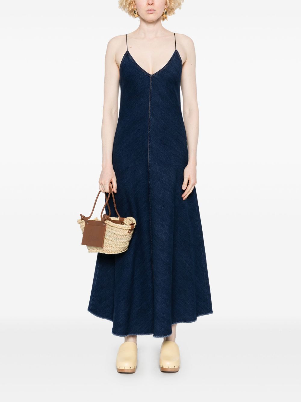 Cotton midi dress