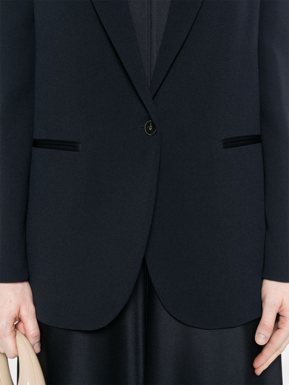 Single-breasted blazer jacket