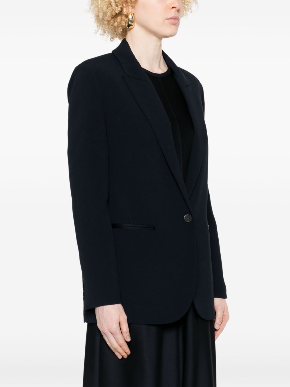 Single-breasted blazer jacket