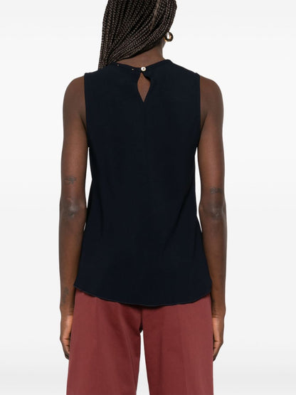 Satin sleeveless top