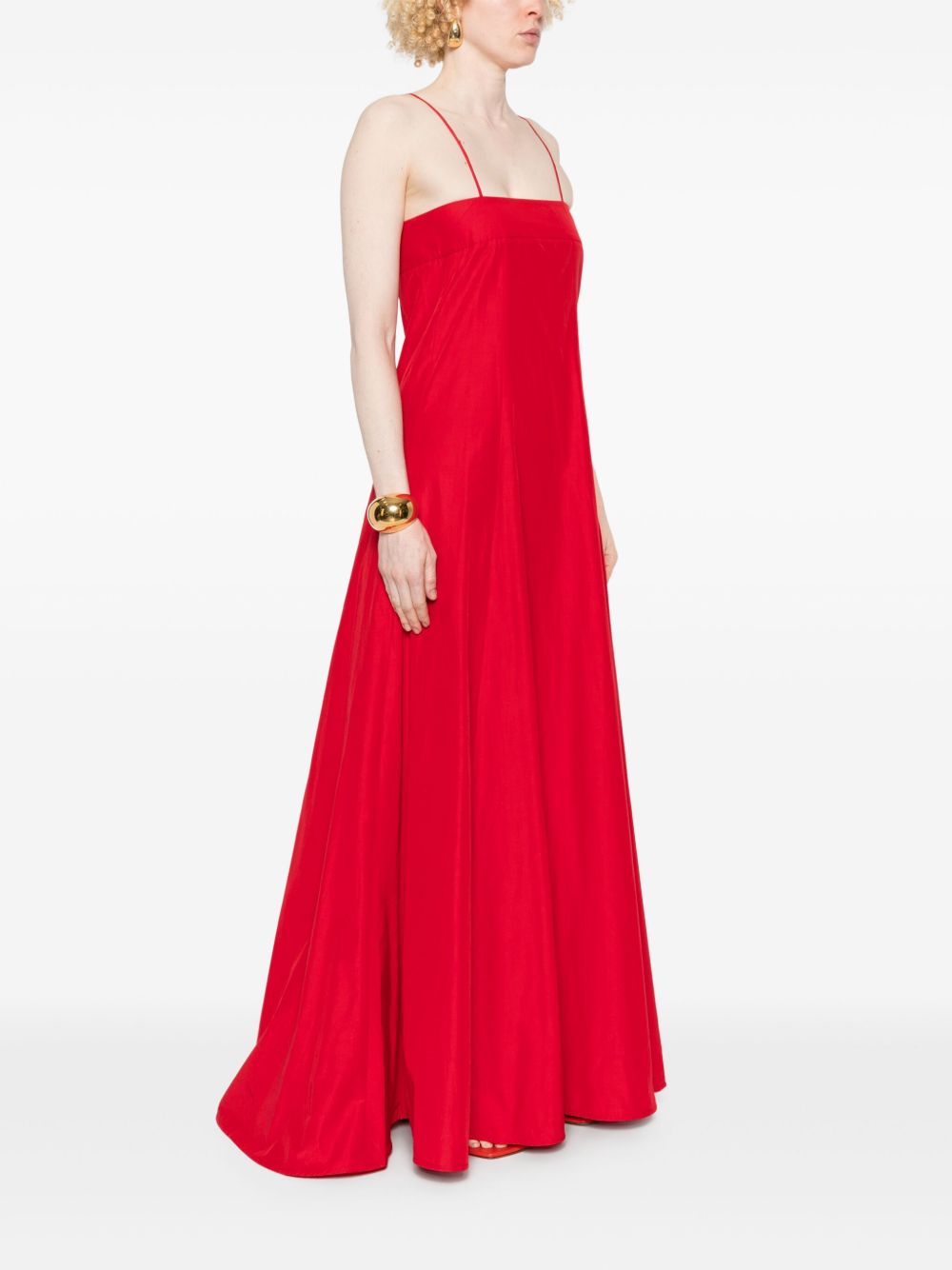Taffetas long dress