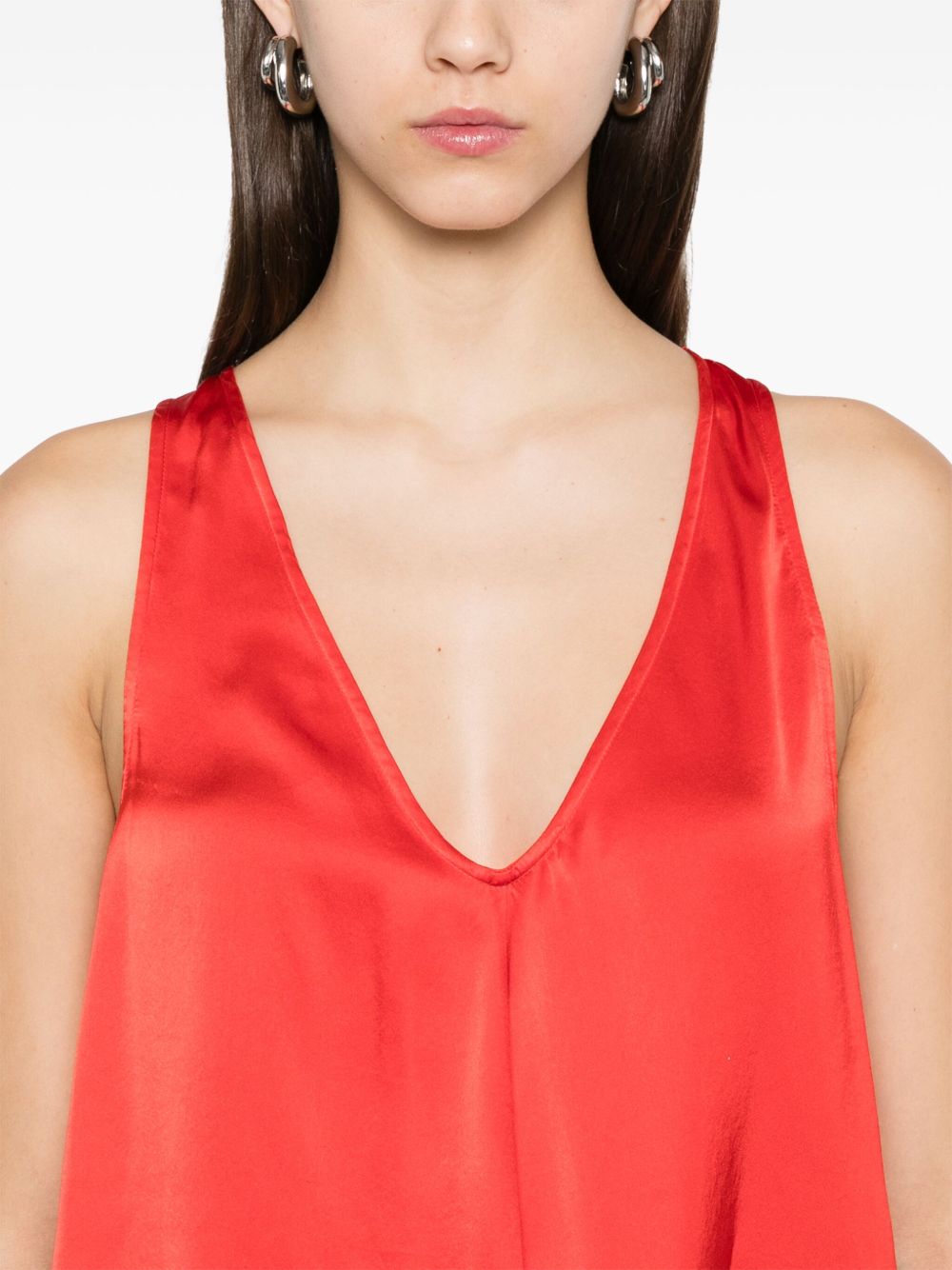 Silk tank top