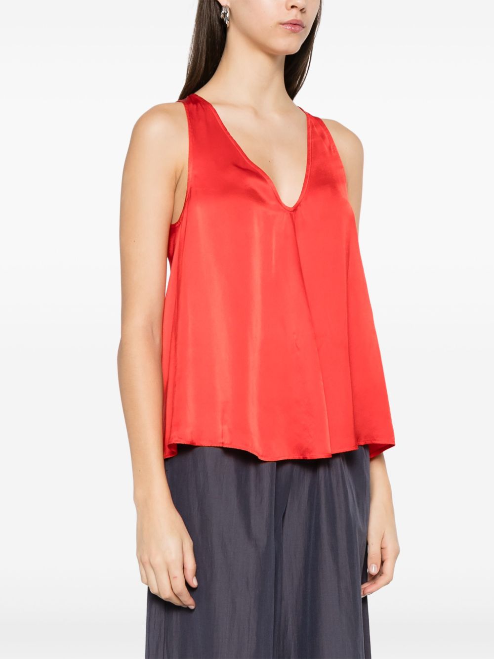 Silk tank top