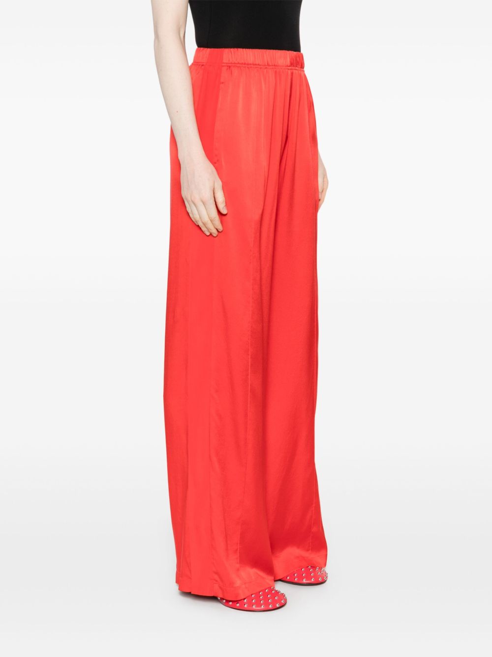 Silk trousers