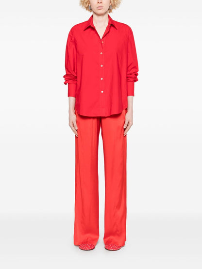 Silk trousers