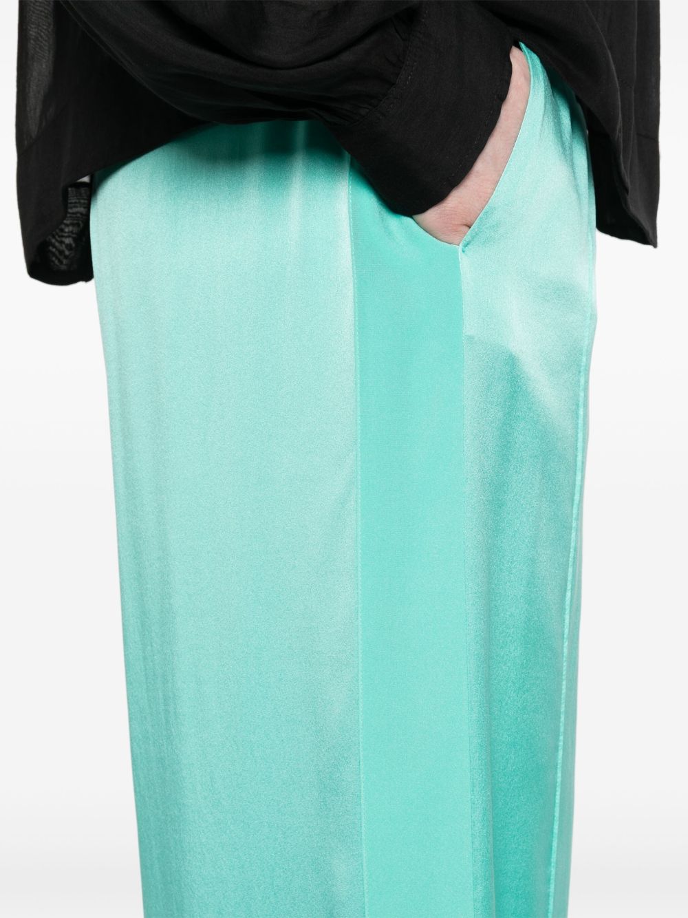 Silk trousers