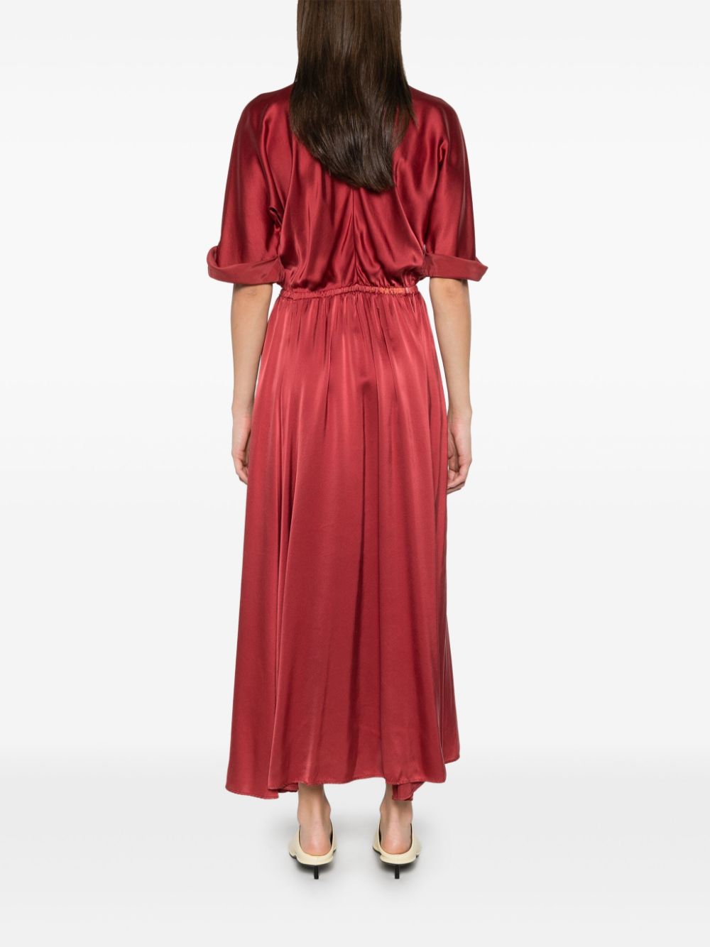 Silk long dress