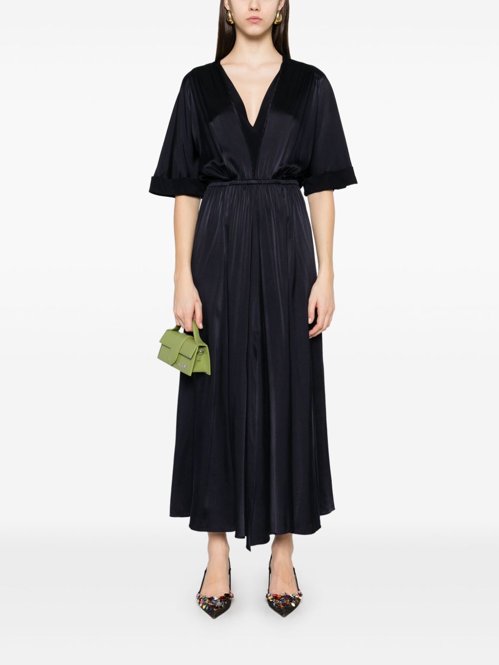 Silk long dress
