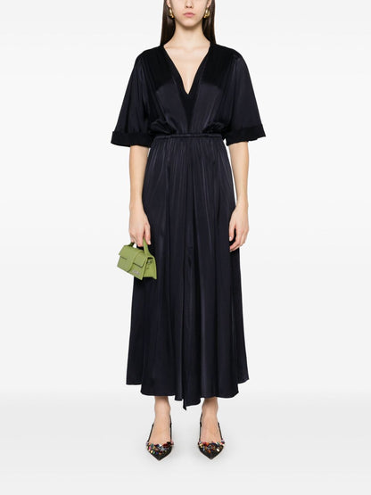 Silk long dress