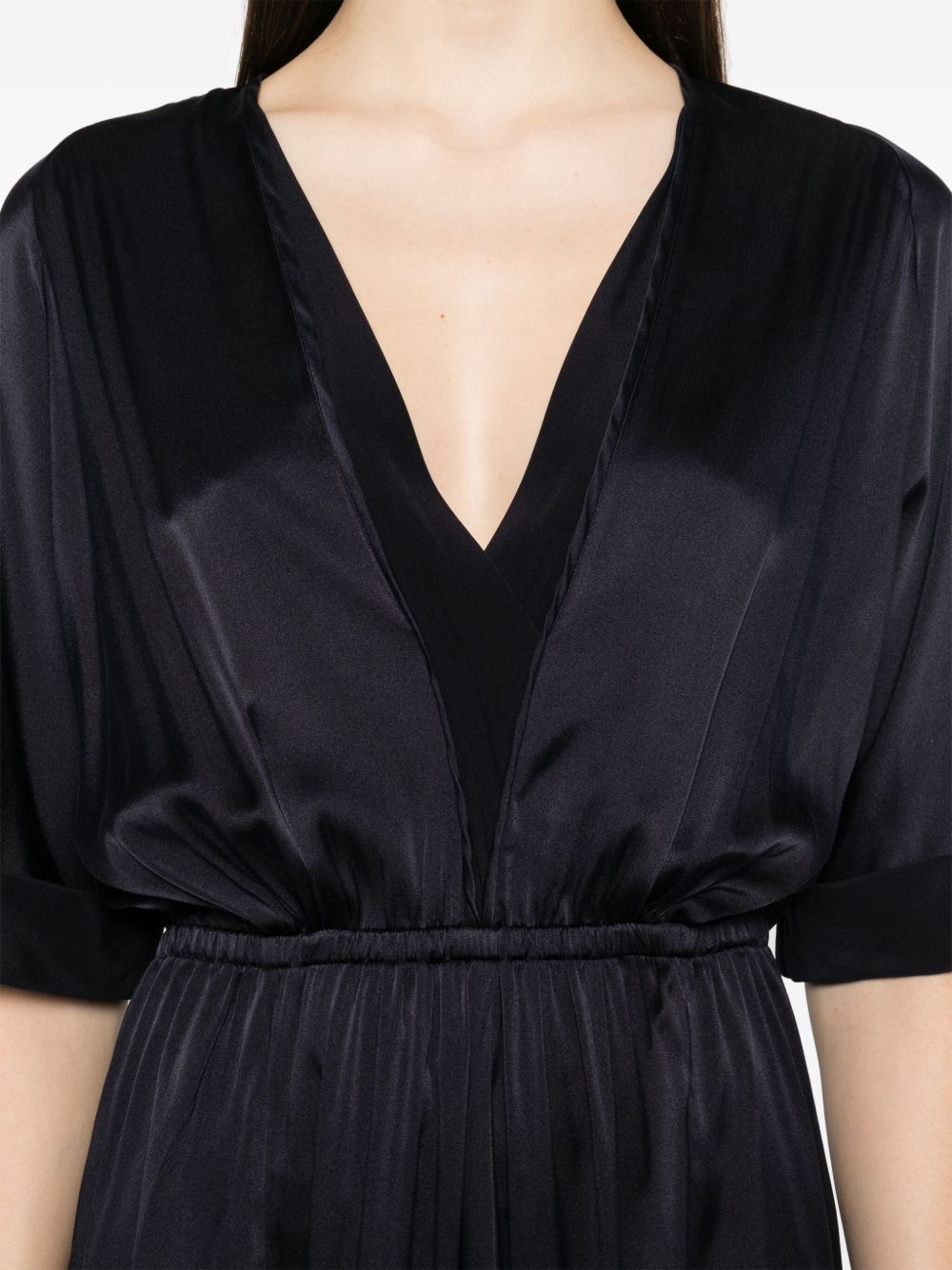 Silk long dress