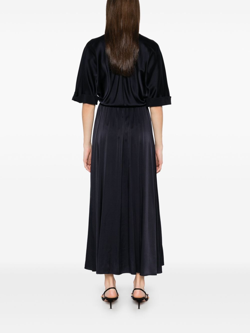Silk long dress