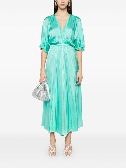 Silk long dress