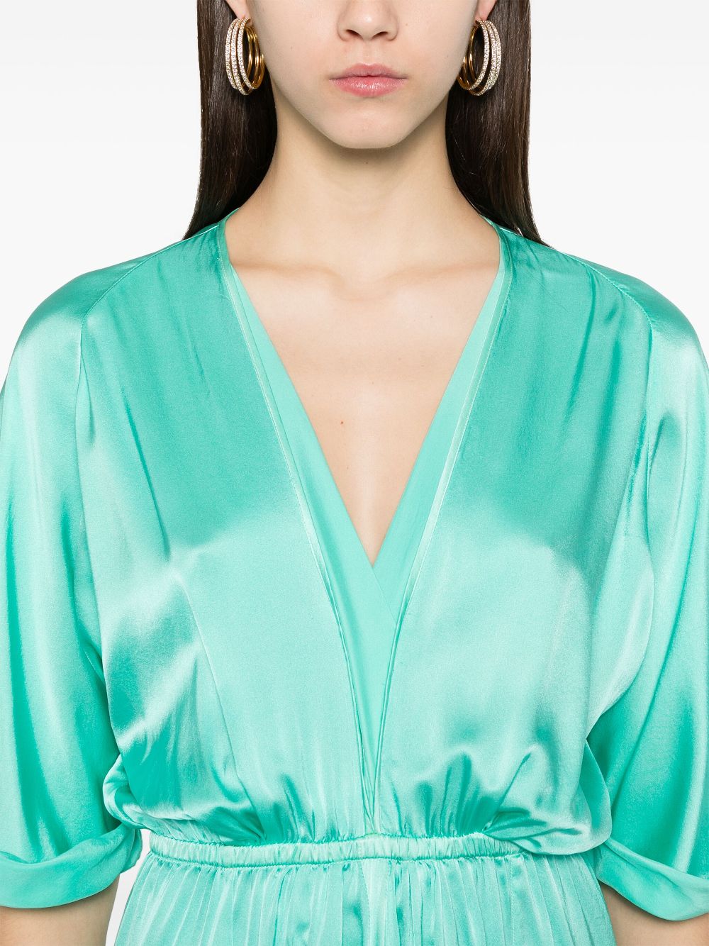 Silk long dress