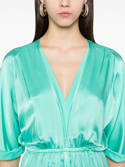 Silk long dress