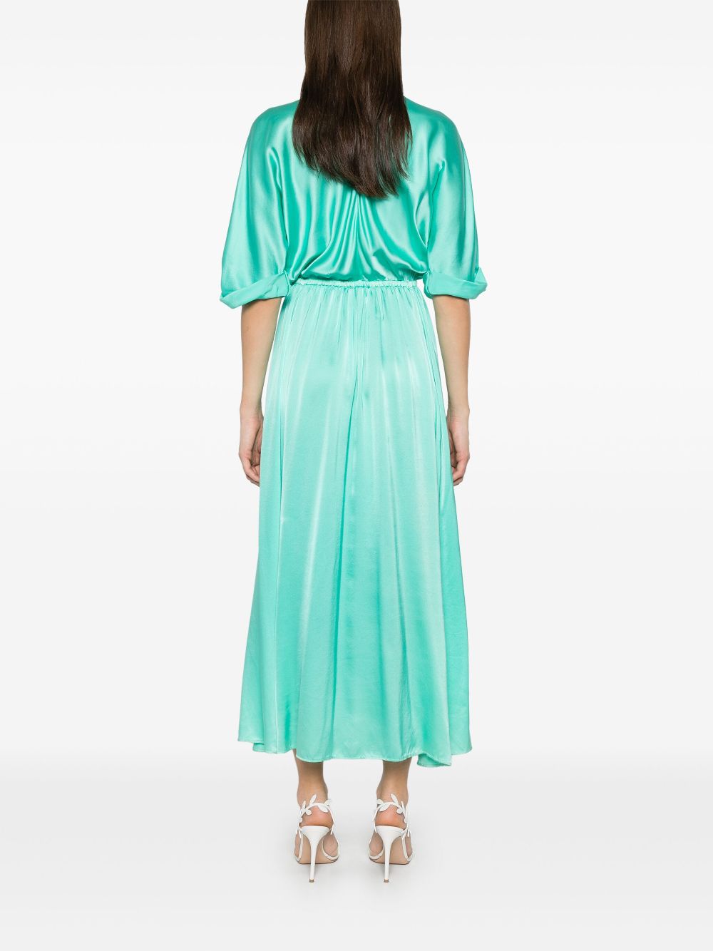 Silk long dress