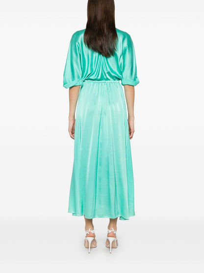 Silk long dress