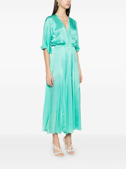 Silk long dress