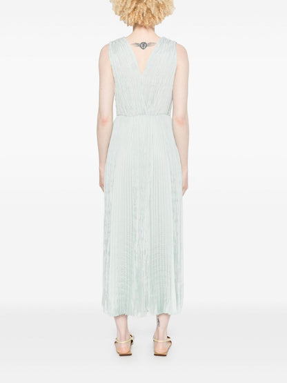 Pleated long dress