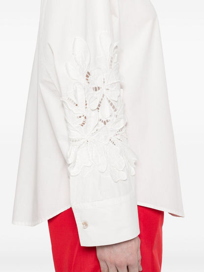 Embroidered cotton shirt