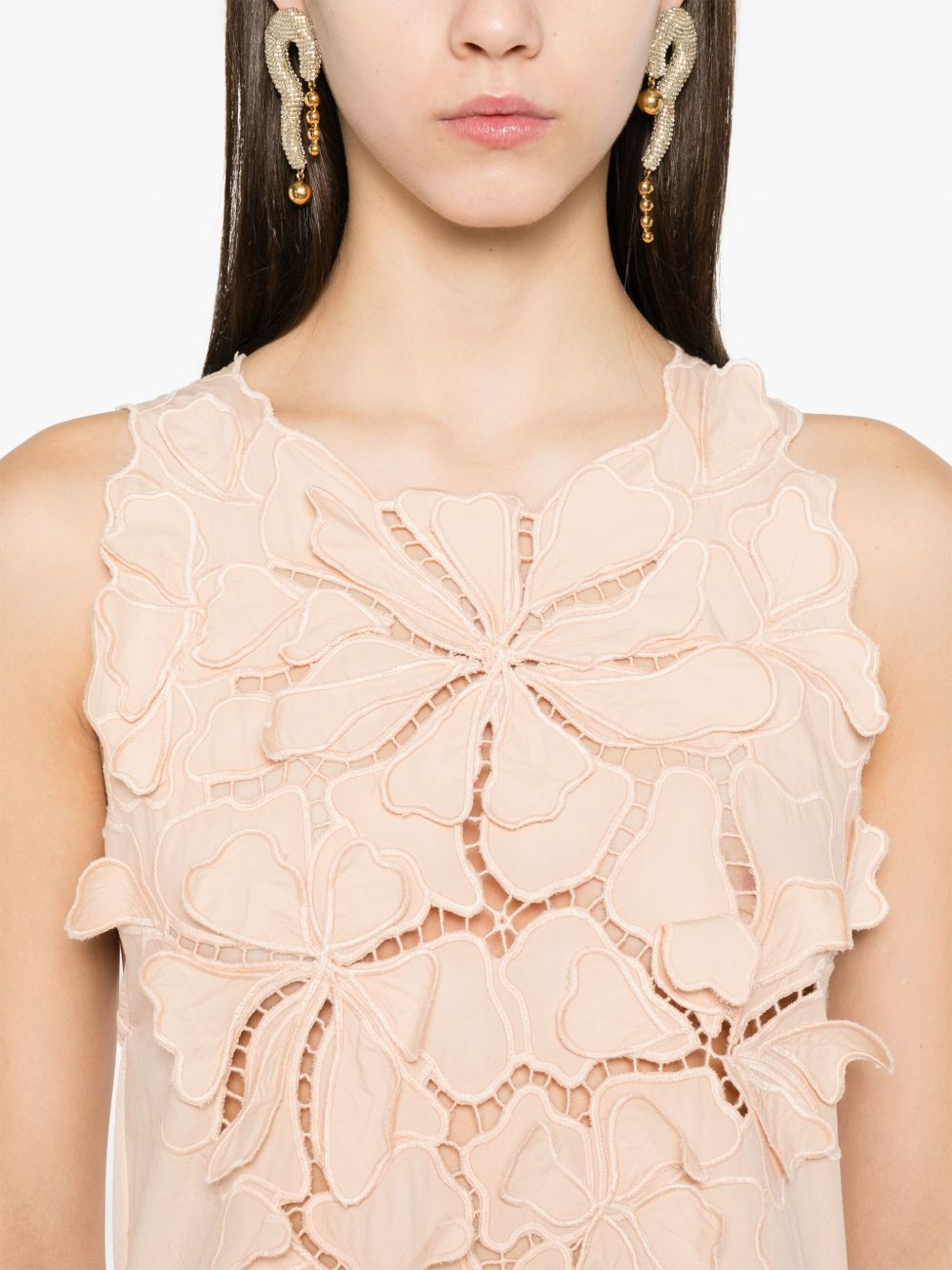 Embroidered cotton dress