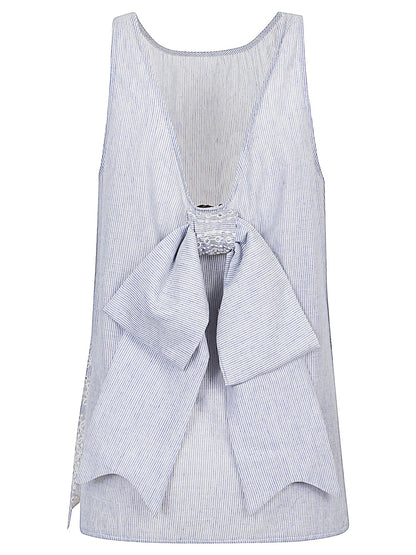 Embroidered cotton top
