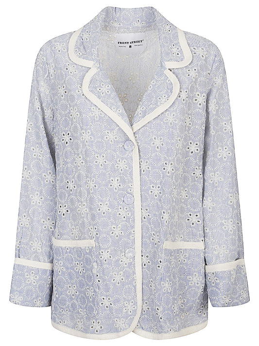 Embroidered cotton jacket