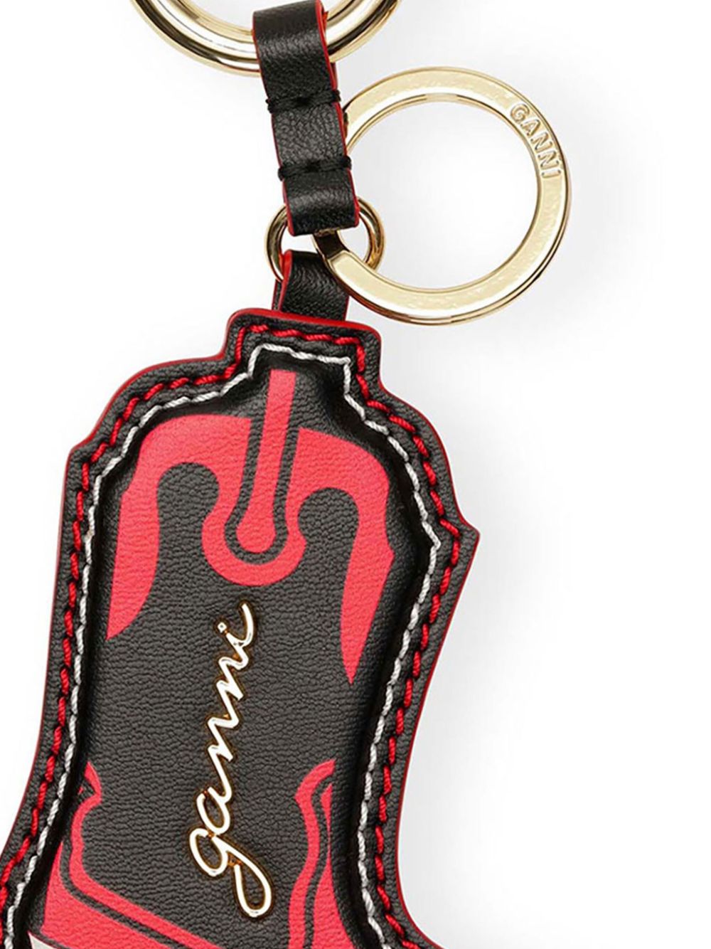 Western boot keyring