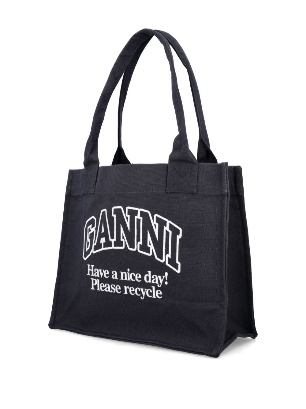 Organic cotton large tote bag