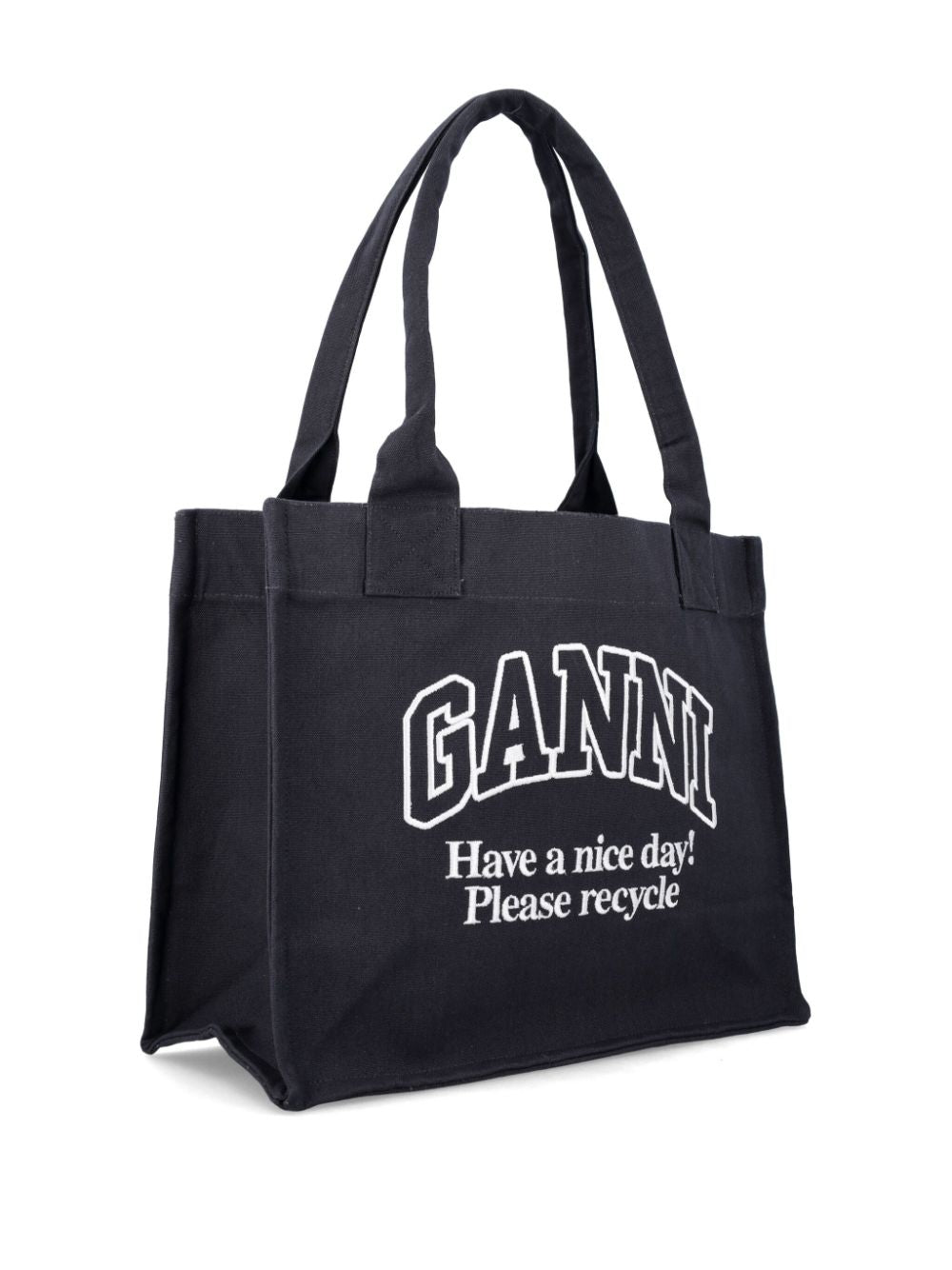 Organic cotton large tote bag