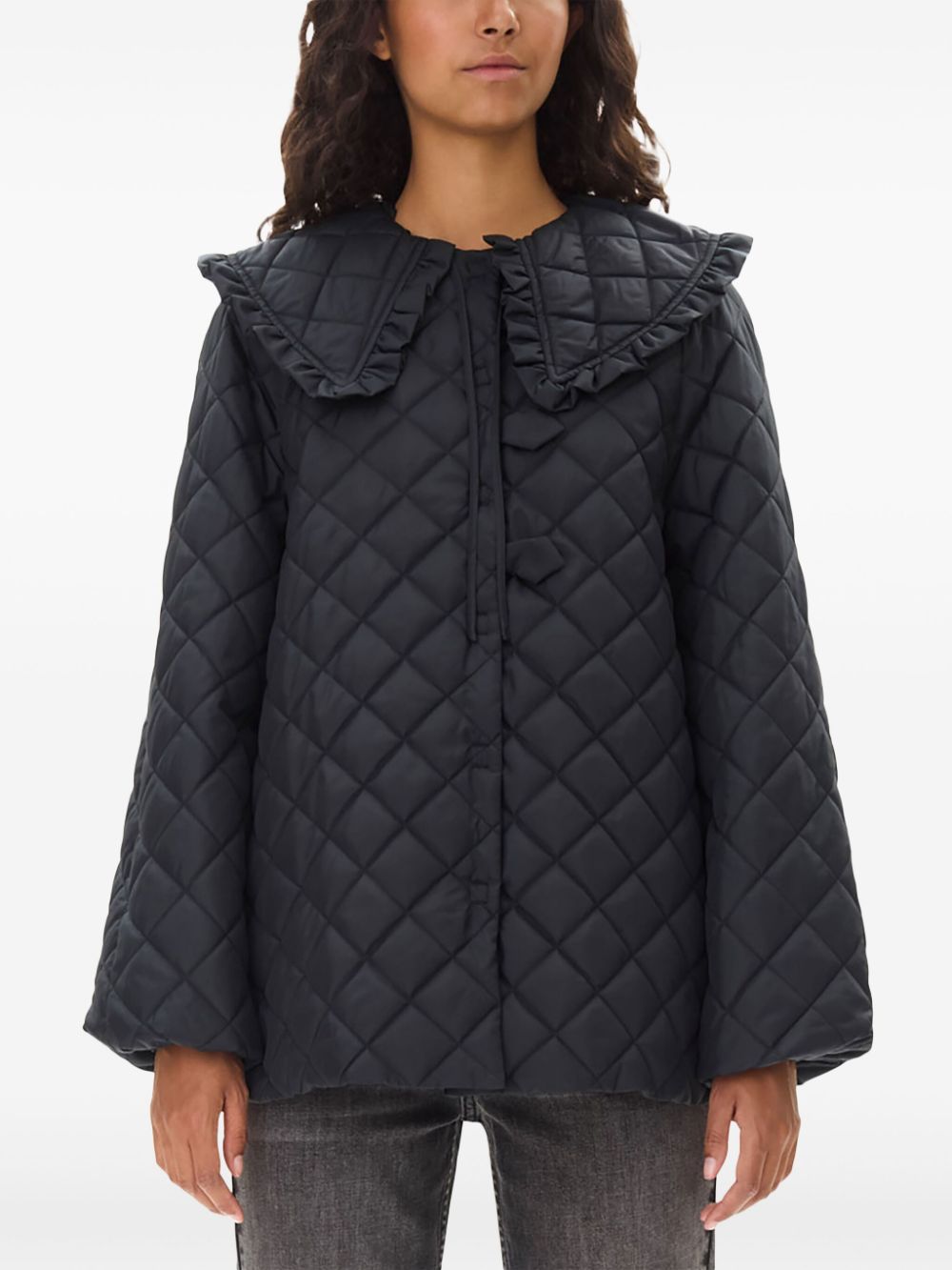 Quilted short jacket