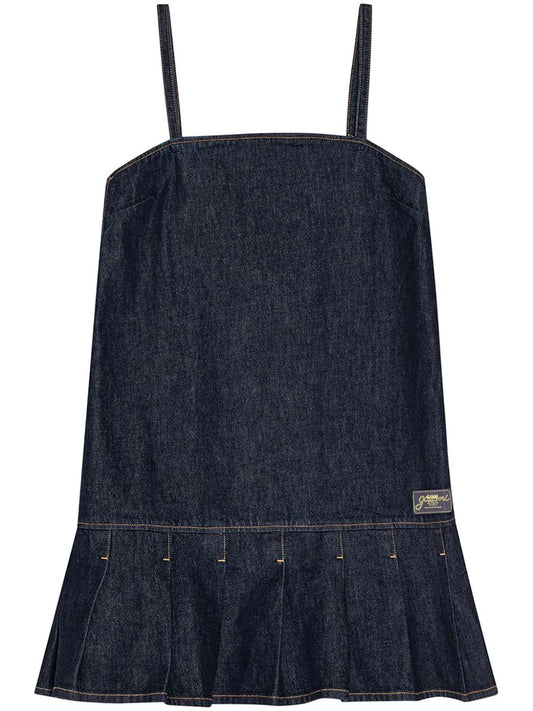 Denim mini dress