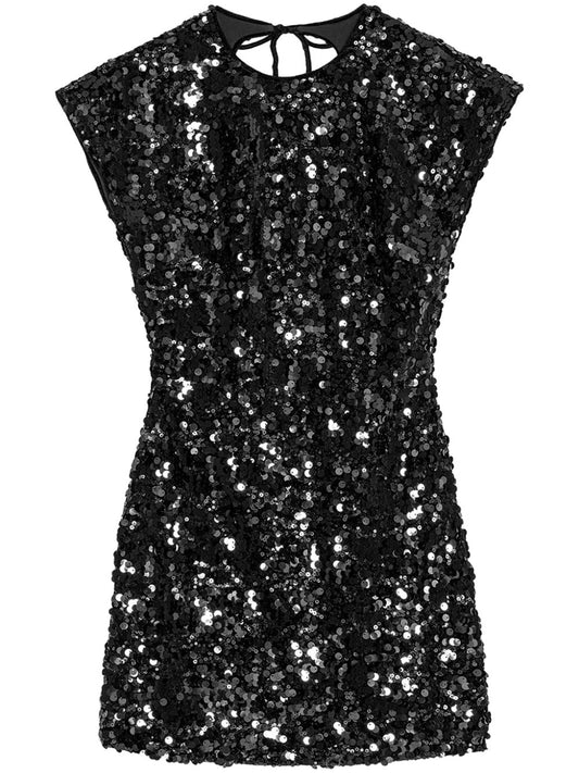 Sequined mini dress