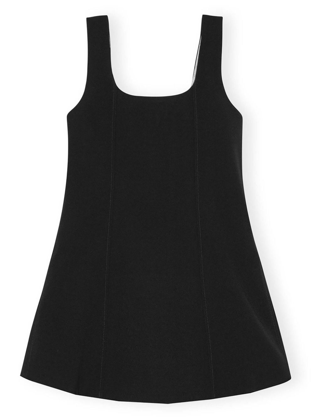 Bonded crepe mini dress