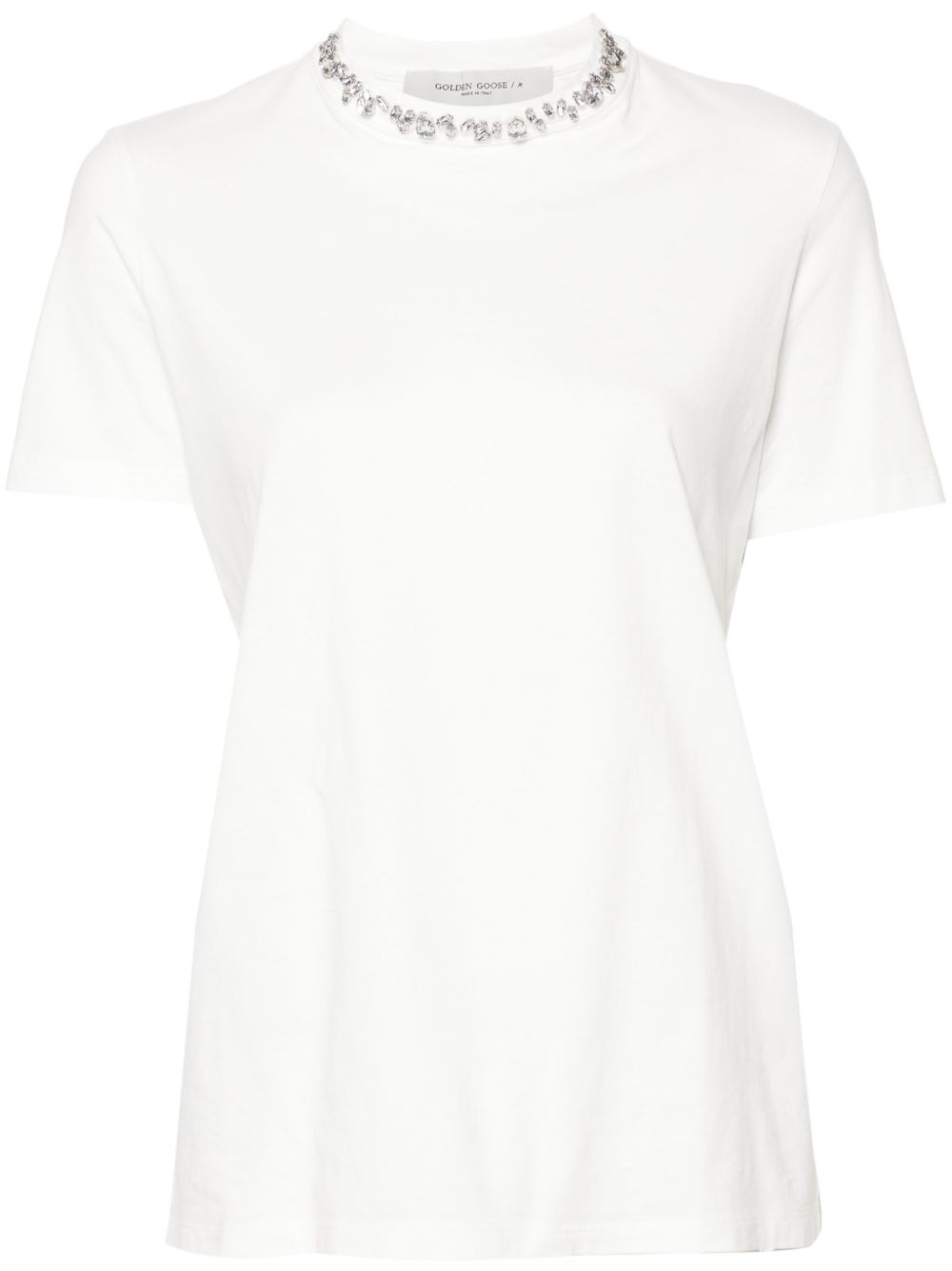 Embroidered cotton t-shirt