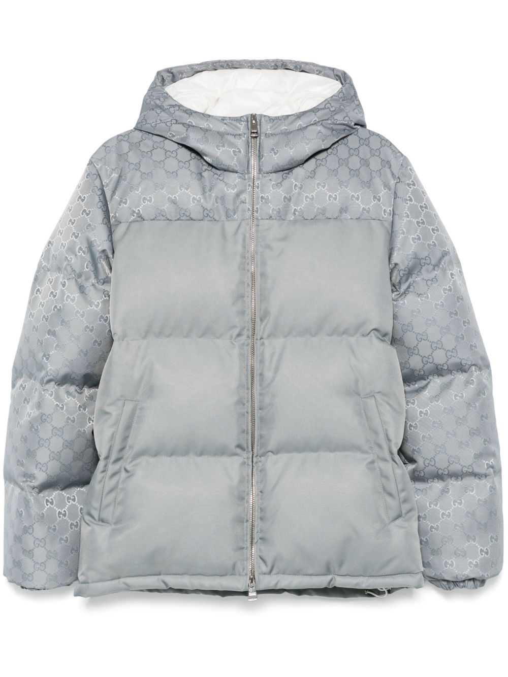 Gg nylon down jacket