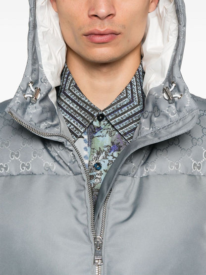 Gg nylon down jacket