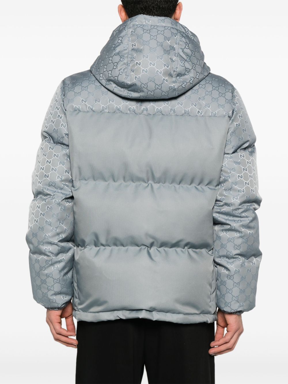 Gg nylon down jacket