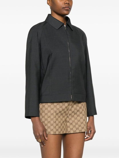 Wool caban jacket