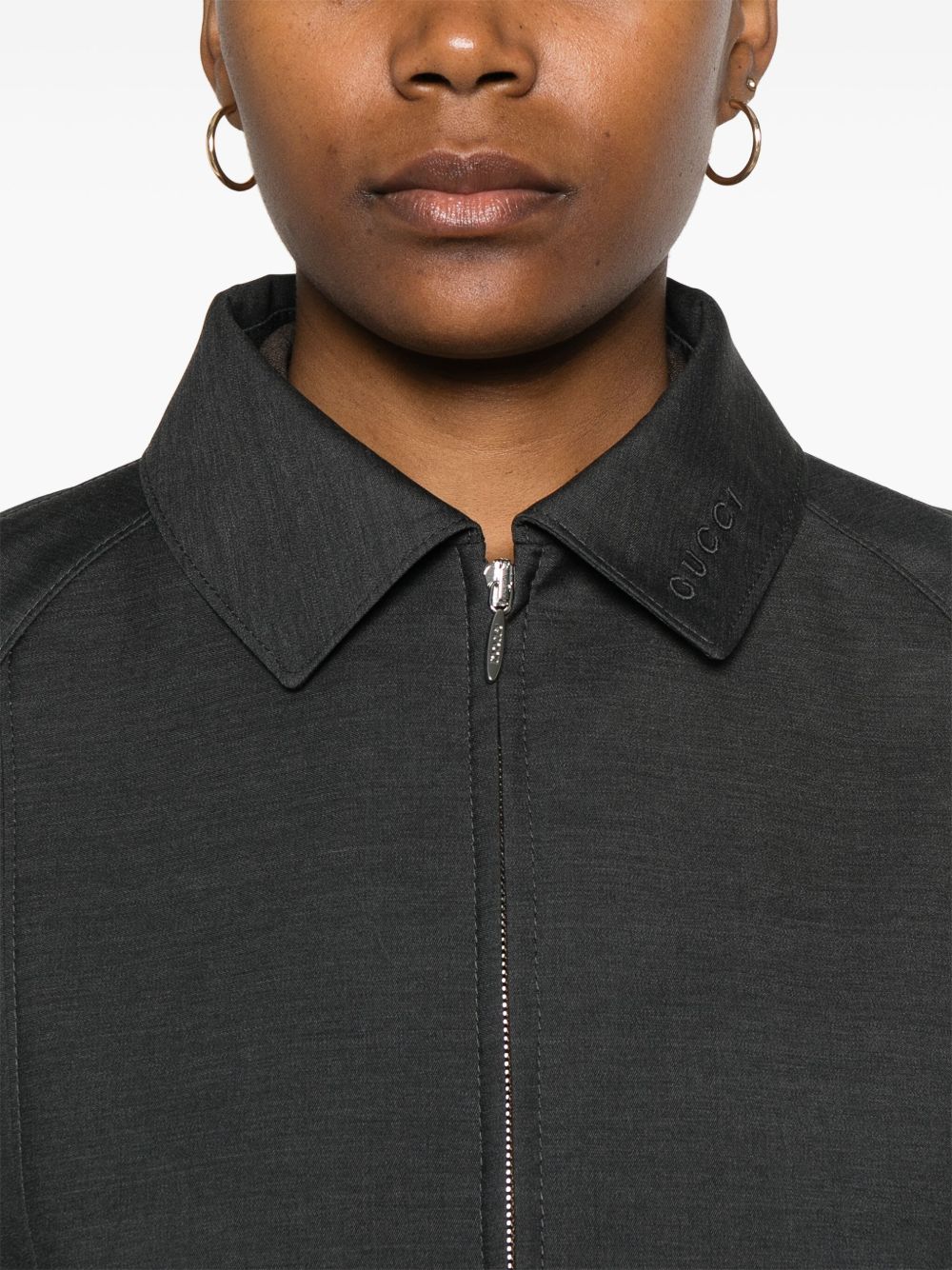 Wool caban jacket
