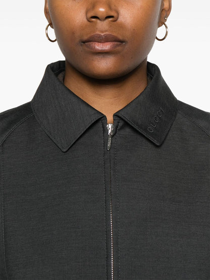 Wool caban jacket