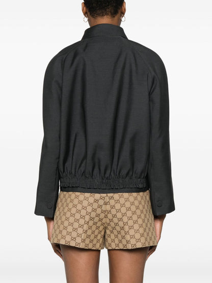 Wool caban jacket
