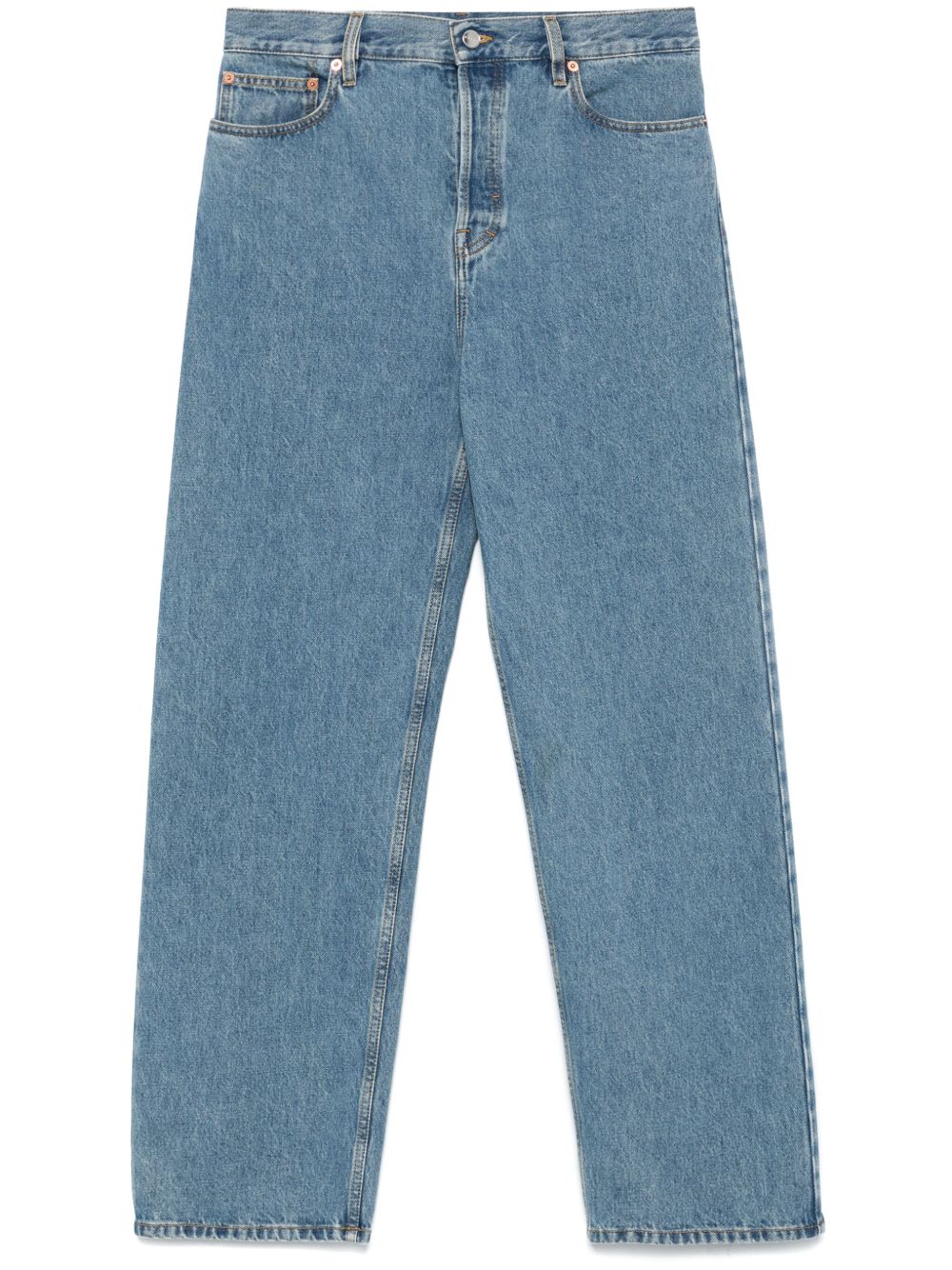 Baggy denim cotton jeans